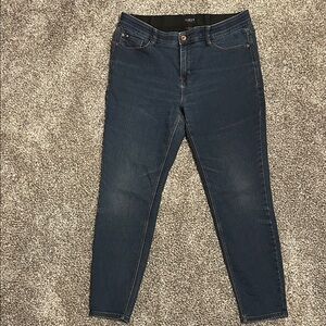 Curve Appeal Dark Blue Skinny Jeans size 10